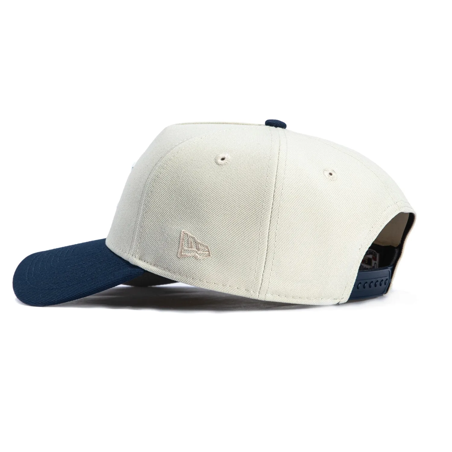 New Era 9Forty A-Frame New York Yankees 1998 World Series Patch Snapback Hat - Stone, Navy sold by Hat Club product image thumbnail 2