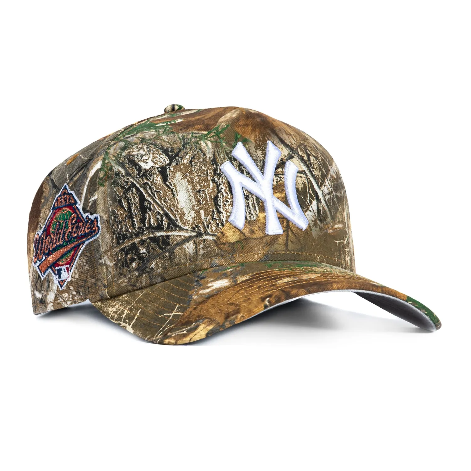 New Era 9Forty A-Frame New York Yankees 1996 World Series Patch Snapback Hat - Realtree sold by Hat Club