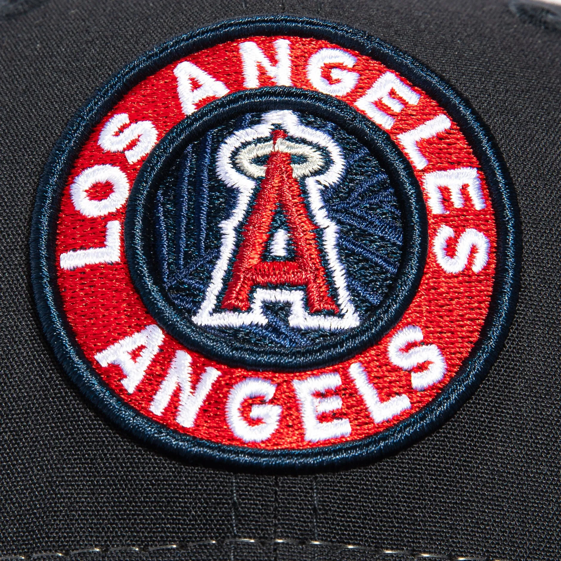 New Era 9Seventy Los Angeles Angels 2022 City Connect Snapback Trucker Hat - Navy, White sold by Hat Club product image thumbnail 3