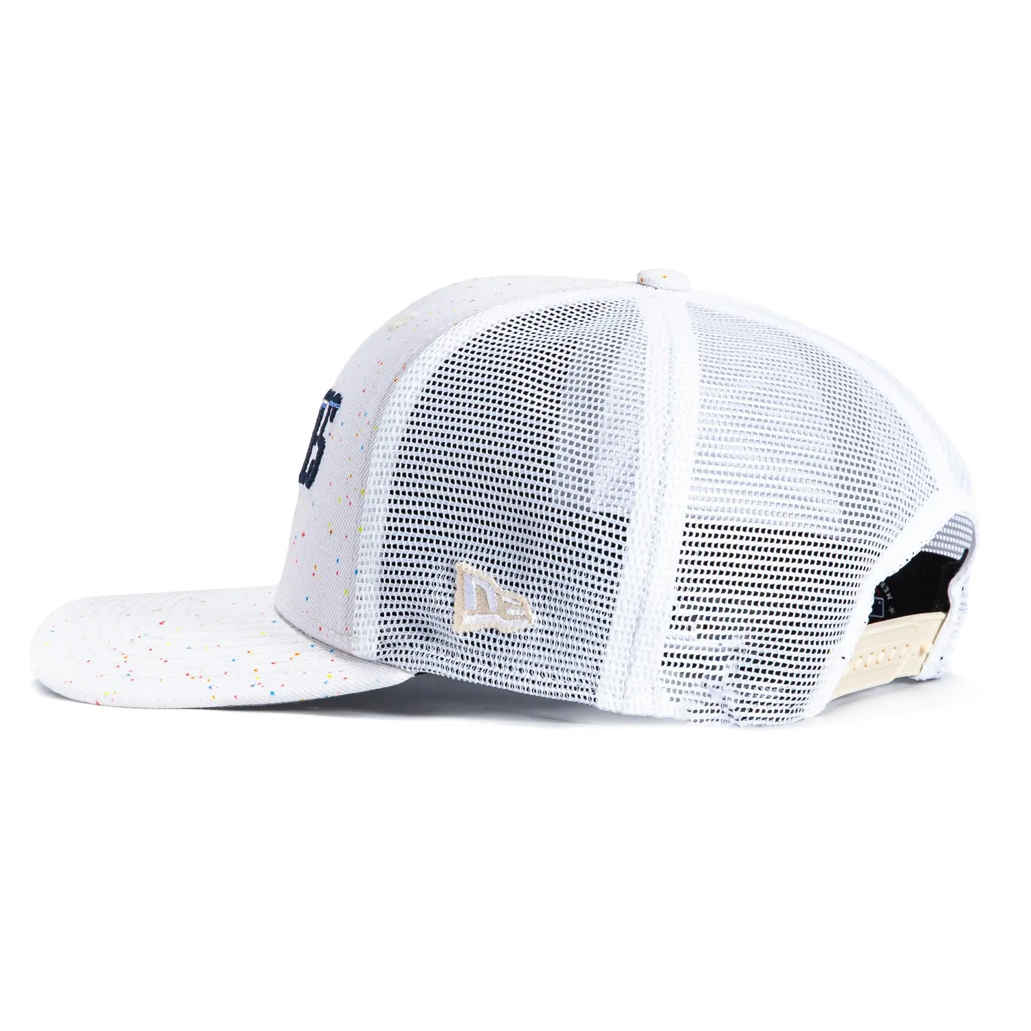 New Era 9Seventy Los Angeles Dodgers 2024 City Connect Speckle Snapback Trucker Hat - White sold by Hat Club product image thumbnail 2