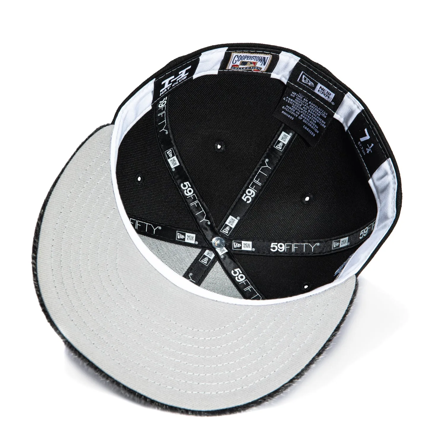 New Era 59Fifty Panther Los Angeles Dodgers 1963 World Series Patch Faux Fur Hat - Black, Graphite sold by Hat Club product image thumbnail 2