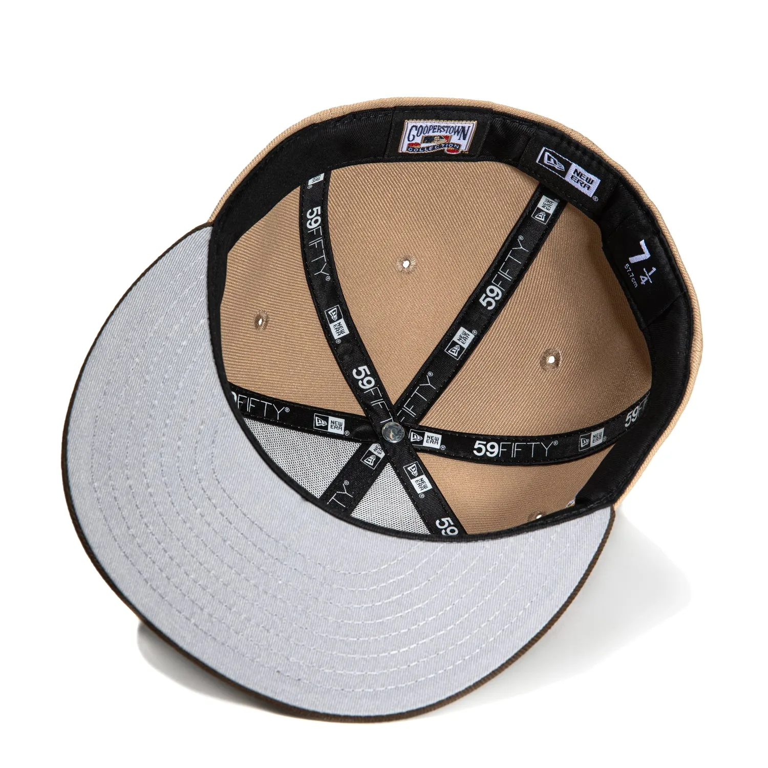New Era 59Fifty Los Angeles Dodgers 40th Anniversary Stadium Patch Upside Down Hat - Khaki, Brown sold by Hat Club product image thumbnail 2