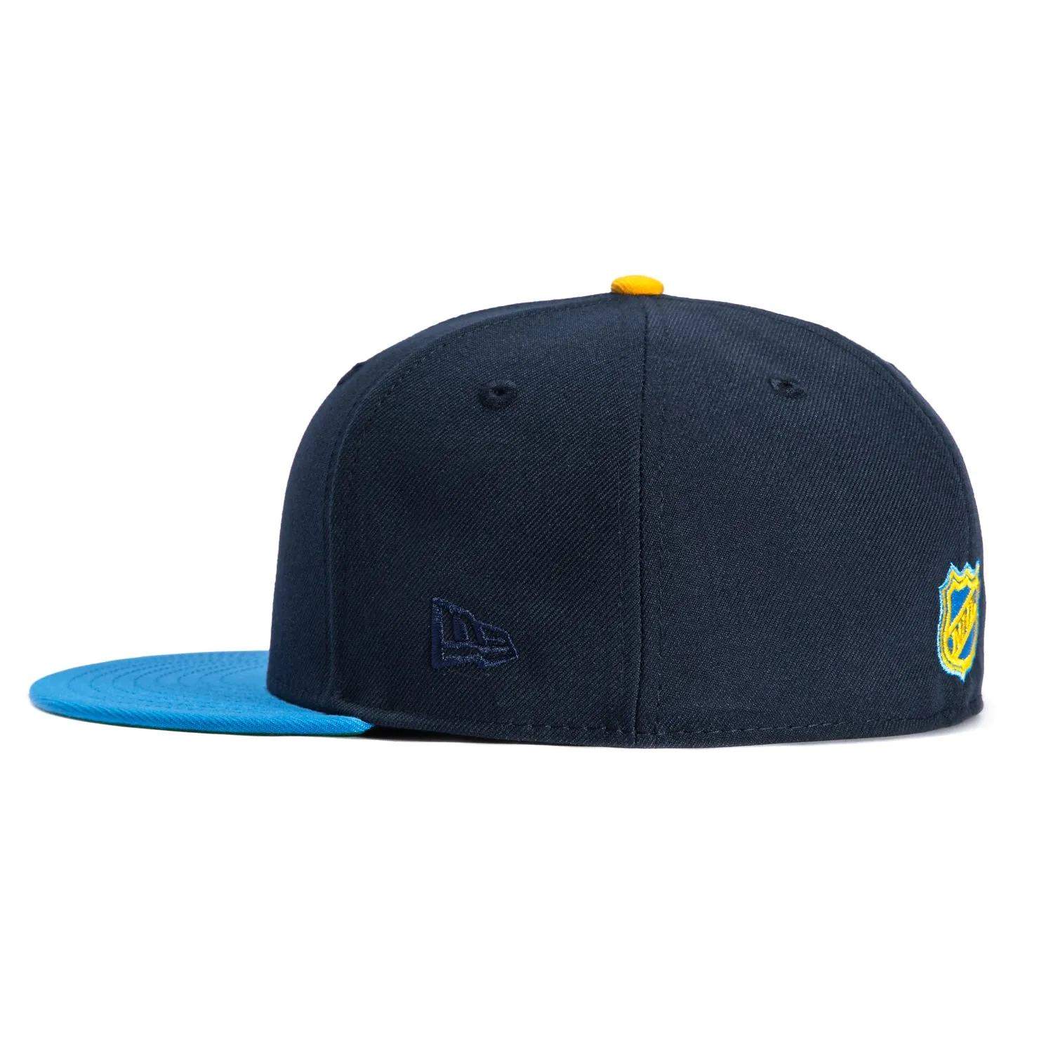New Era 59Fifty St Louis Blues STL Alternate Hat - Navy, Light Blue, Gold sold by Hat Club product image thumbnail 3