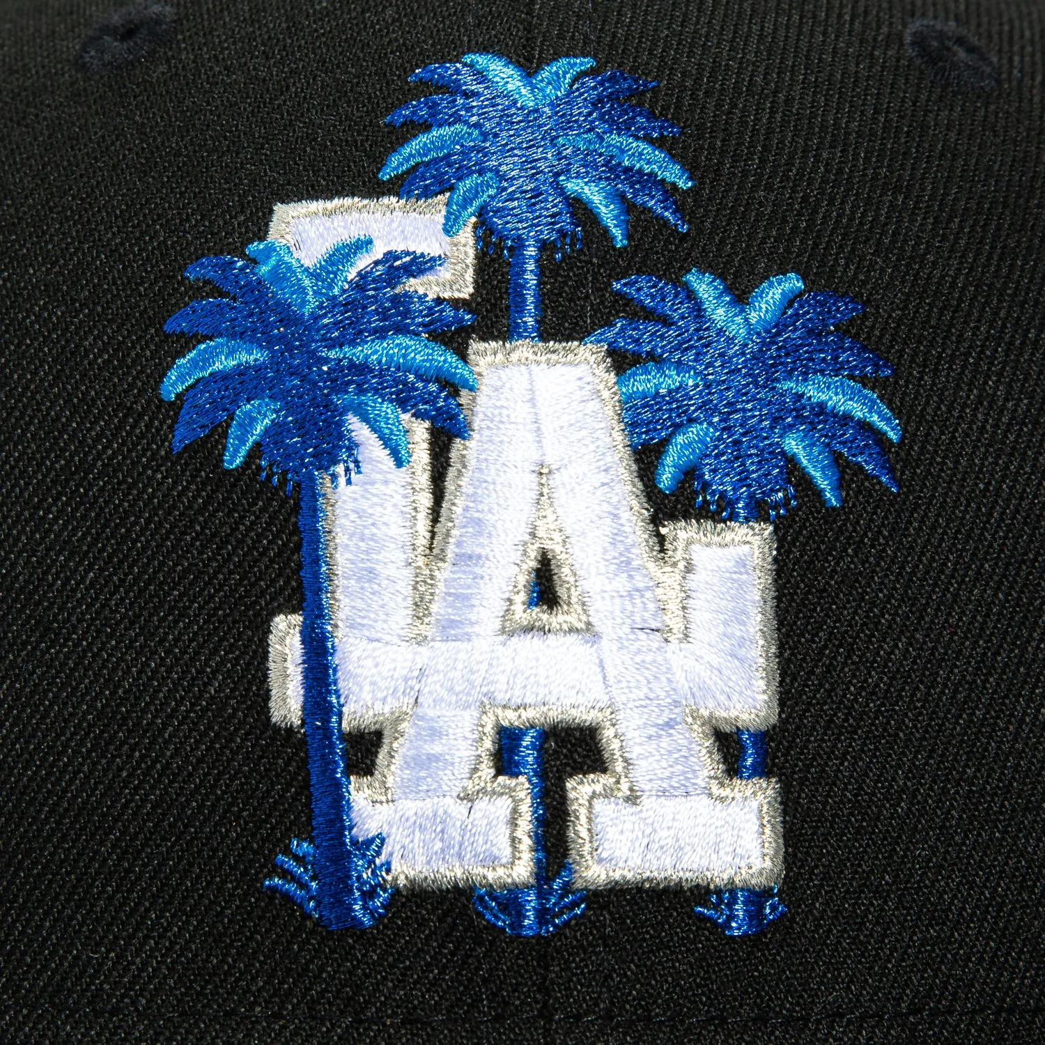 New Era 59Fifty Los Angeles Dodgers Palm Tree Hat - Black, Royal sold by Hat Club product image thumbnail 4