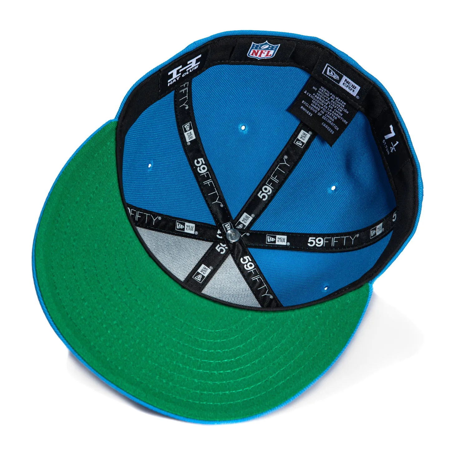 New Era 59Fifty Detroit Lions Word Hat - Light Blue, Metallic Silver sold by Hat Club product image thumbnail 2