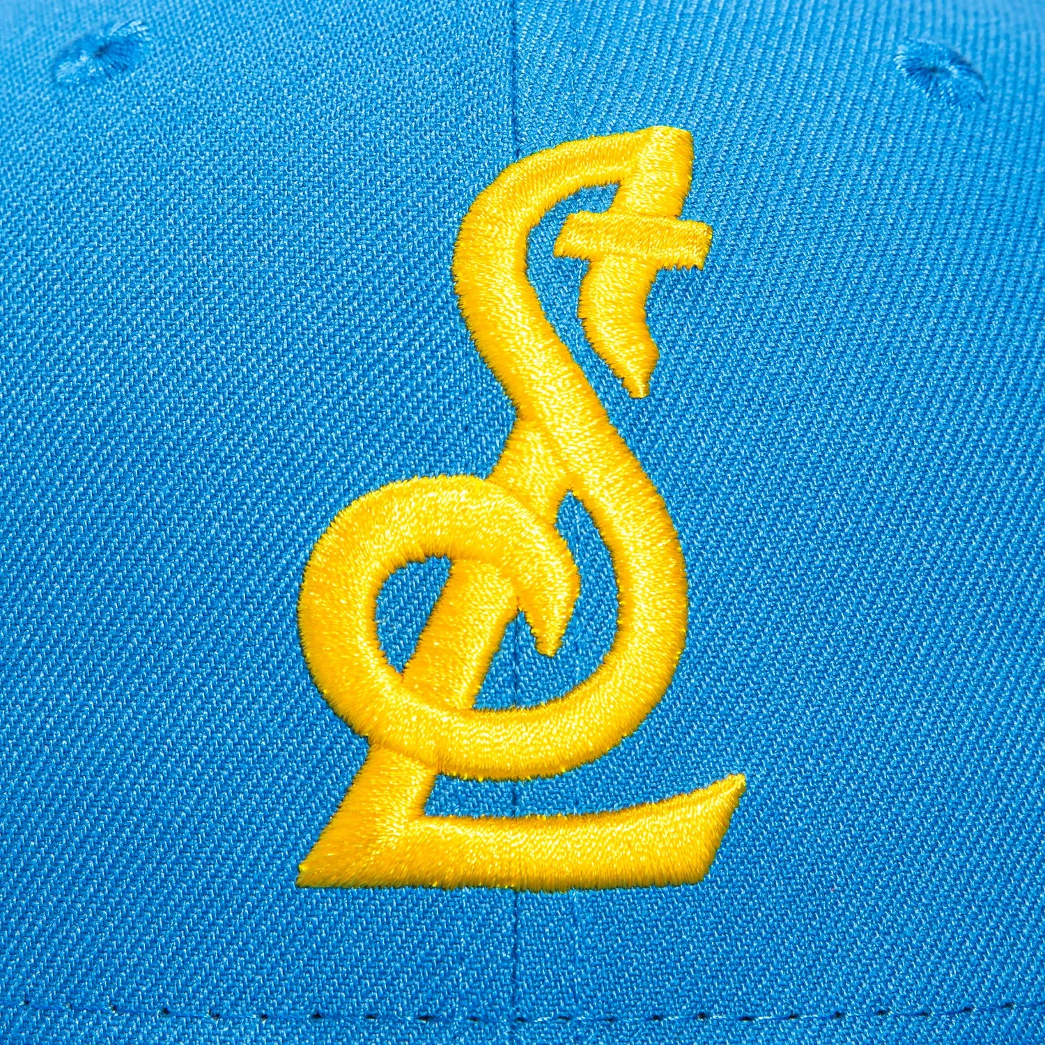 New Era 59Fifty St Louis Blues STL Alternate Hat - Light Blue, Gold sold by Hat Club product image thumbnail 4