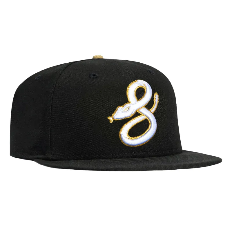 New Era 59Fifty Arizona Diamondbacks City Connect Hat - Black, White, Metallic Gold sold by Hat Club