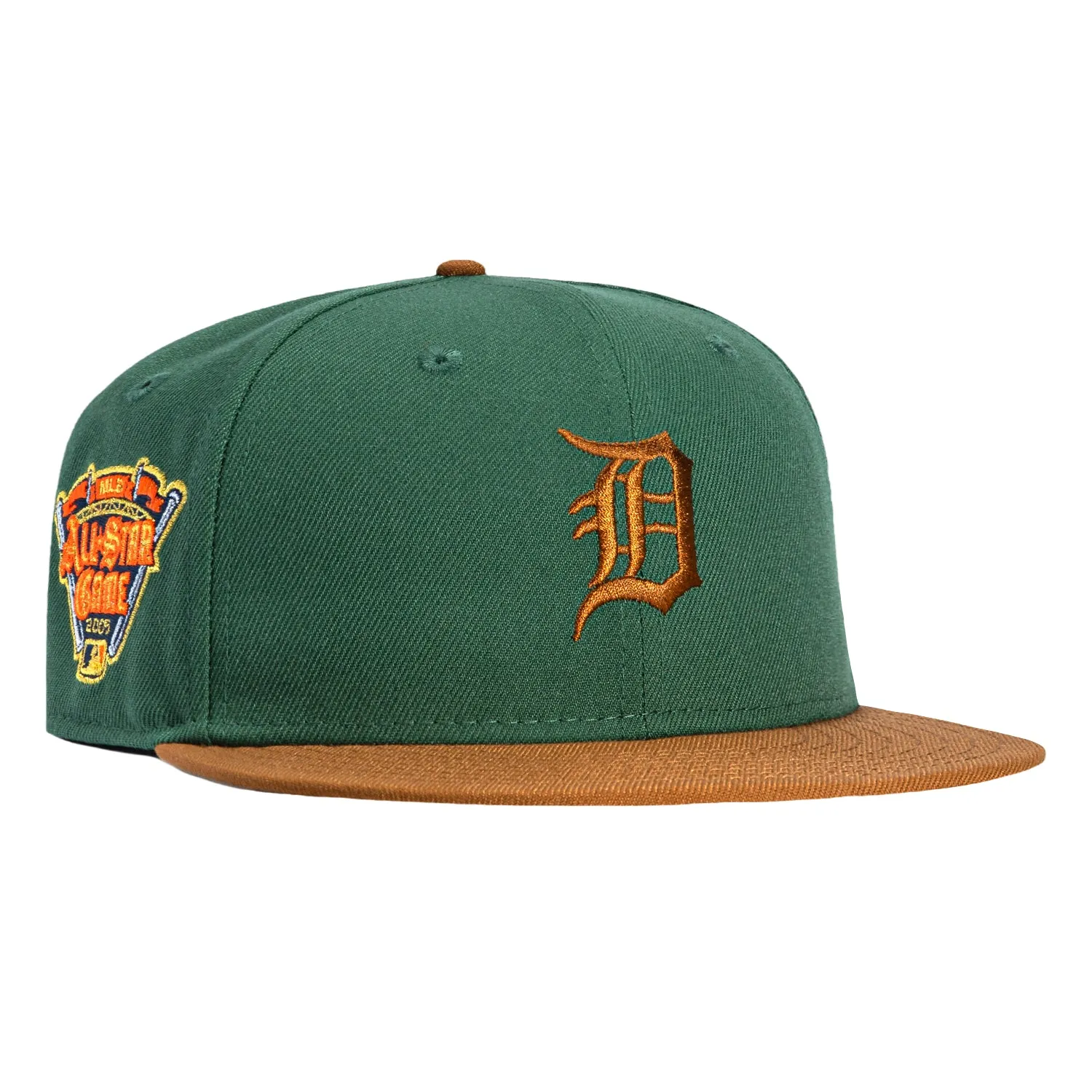New Era 59Fifty Toasted Peanut Detroit Tigers 2005 All Star Game Patch Hat - Green, Khaki sold by Hat Club