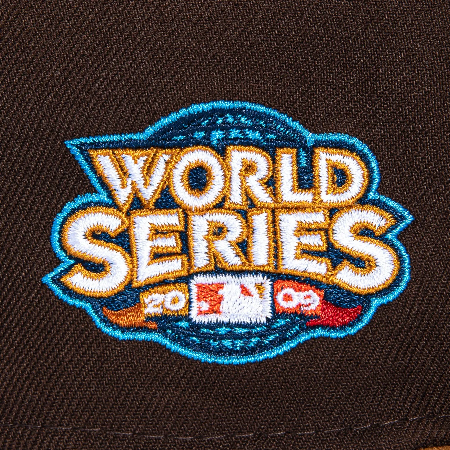 New Era 59Fifty Toasted Peanut Philadelphia Phillies 2009 World Series Patch Hat - Brown, Khaki sold by Hat Club product image thumbnail 5