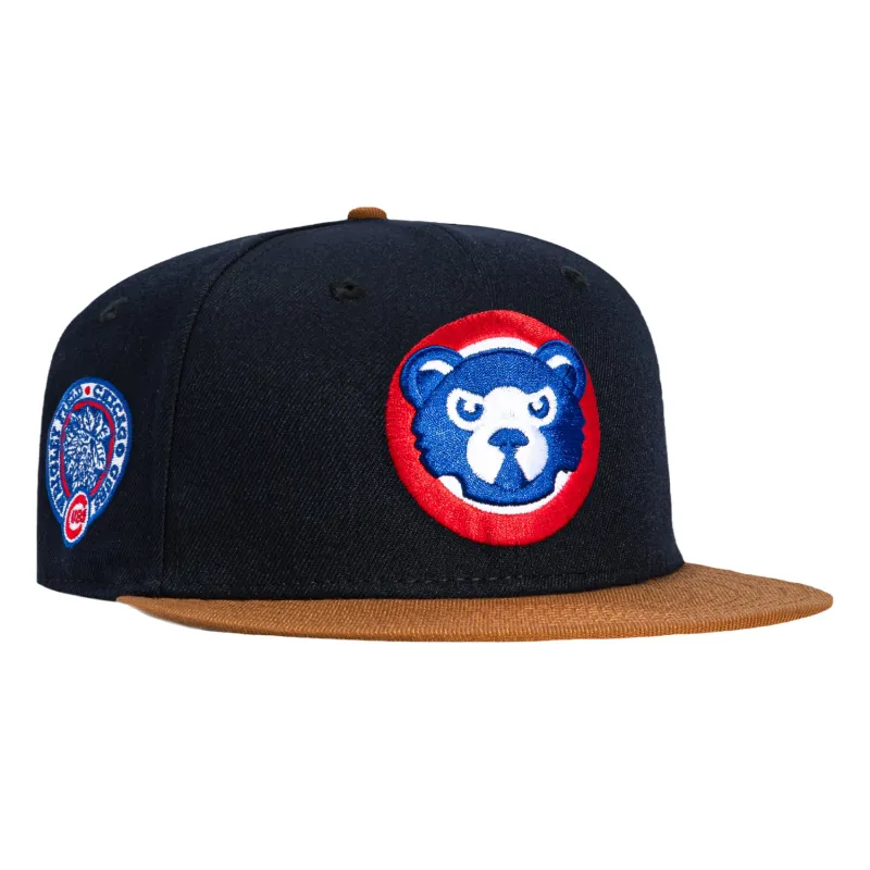 New Era 59Fifty Toasted Peanut Chicago Cubs Wrigley Field Patch 1994 Hat - Navy, Khaki made by New Era