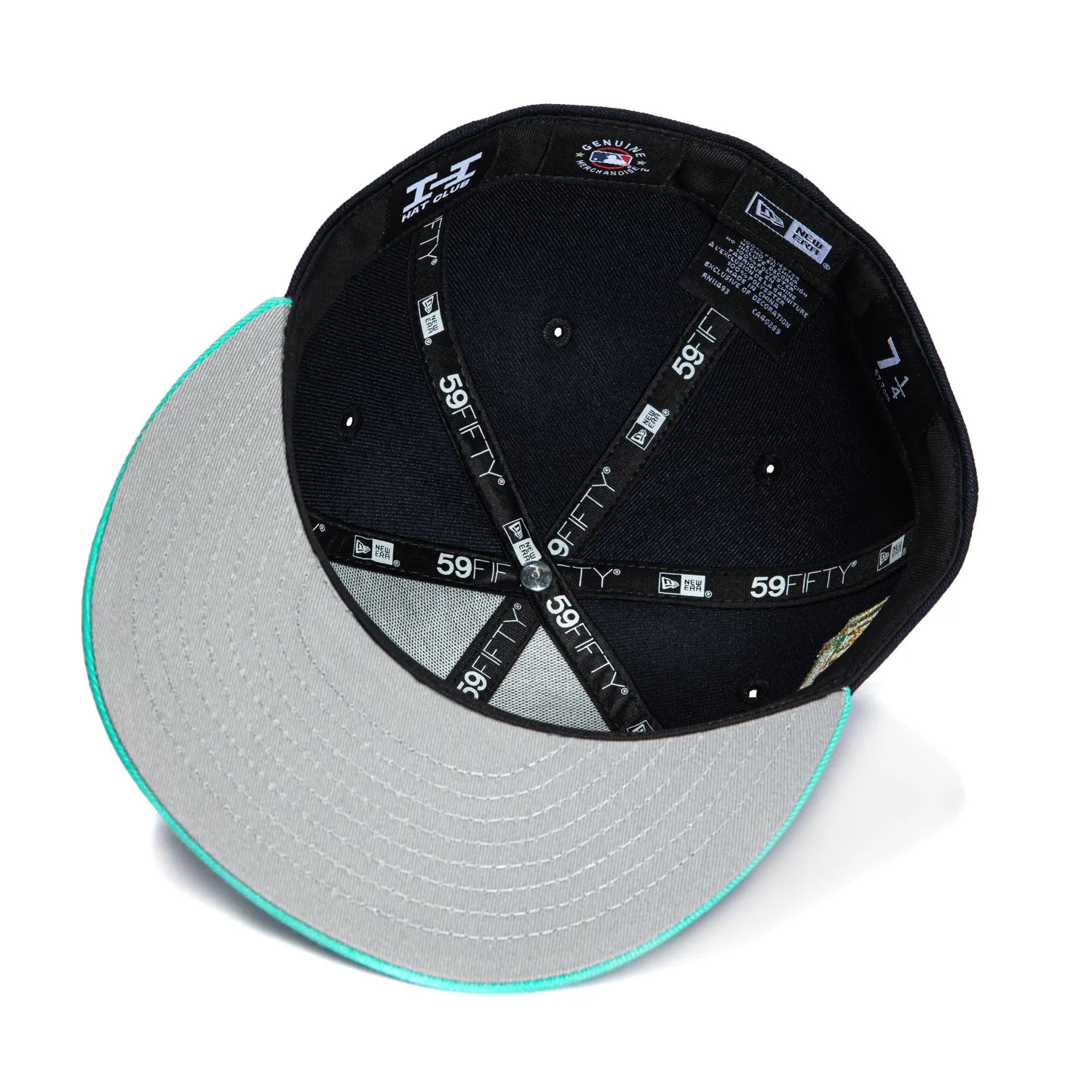 New Era 59Fifty New York Yankees Aaron Judge MVP Patch Hat - Navy, Mint, Metallic Gold sold by Hat Club product image thumbnail 2