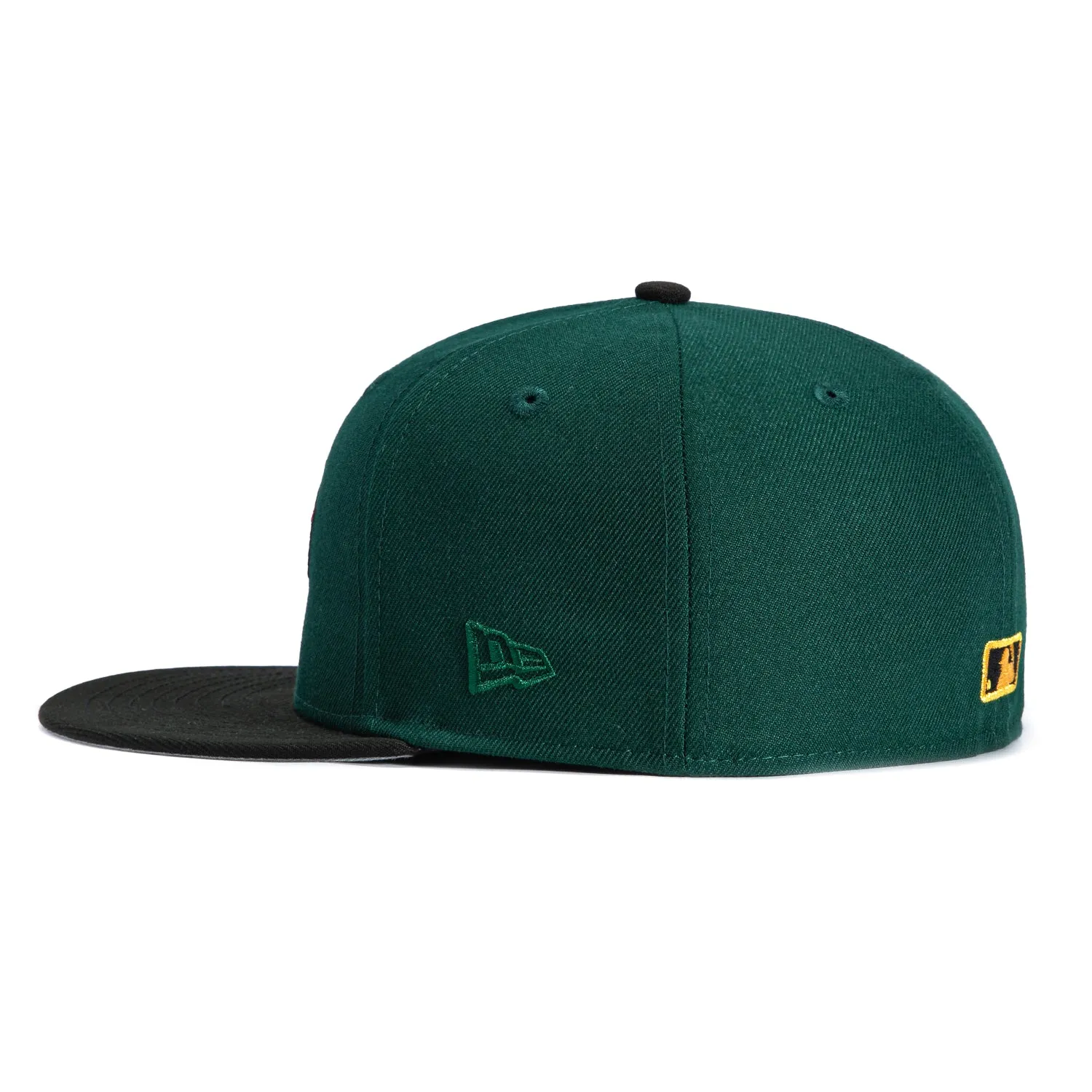 New Era 59Fifty Los Angeles Dodgers Logo Patch Mexico & USA Flag Hat - Green, Black sold by Hat Club product image thumbnail 3