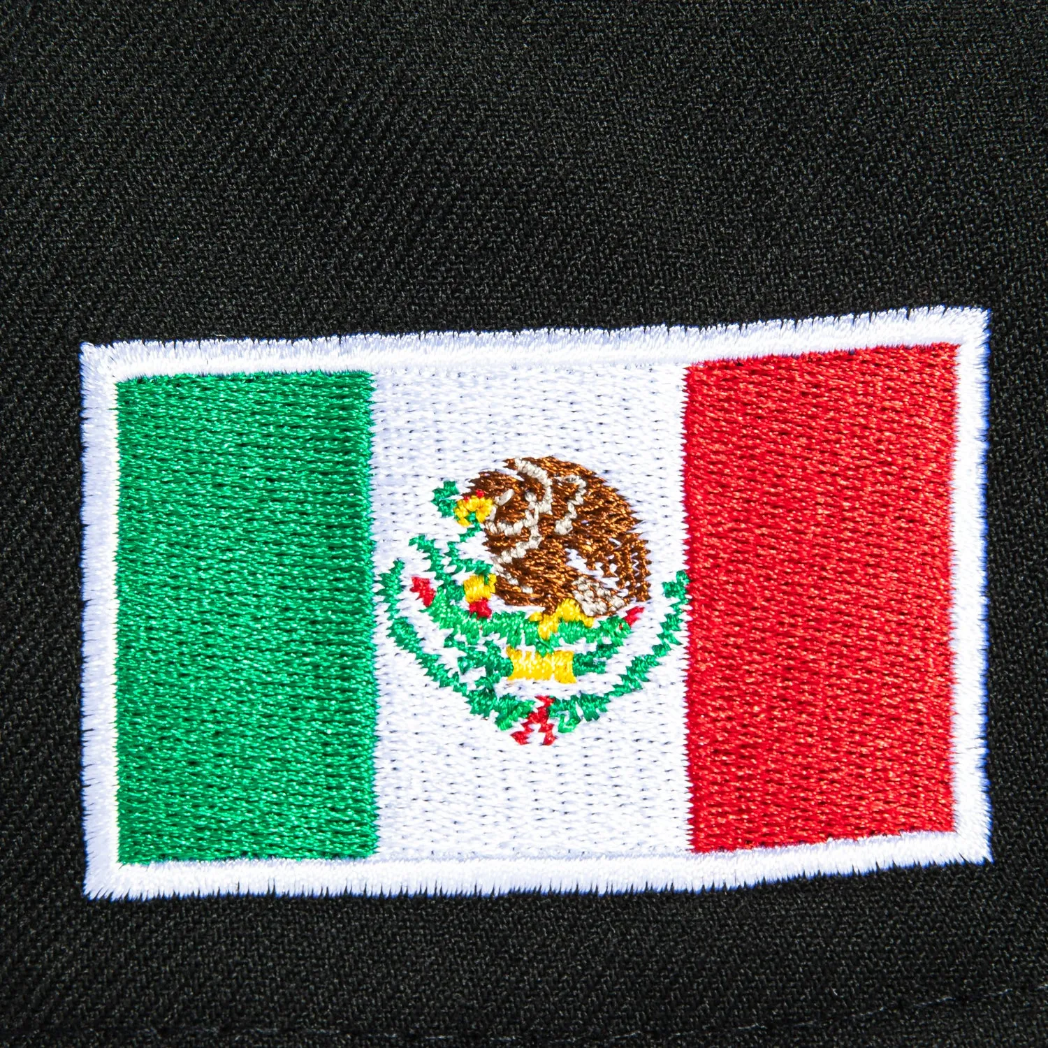 New Era 9Forty A-Frame Mexico World Baseball Classic Mexico Big Flag Patch Snapback Hat - Black sold by Hat Club product image thumbnail 4
