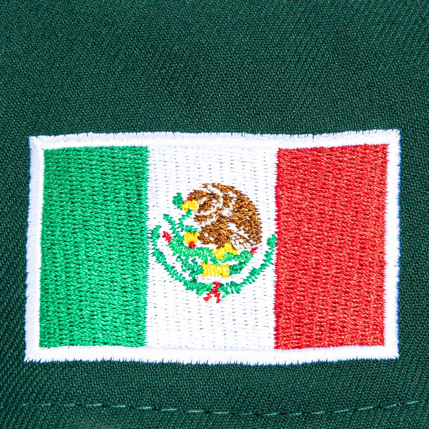 New Era 9Forty A-Frame Mexico World Baseball Classic Mexico Flag Patch Snapback Hat - Green, Cardinal sold by Hat Club product image thumbnail 4