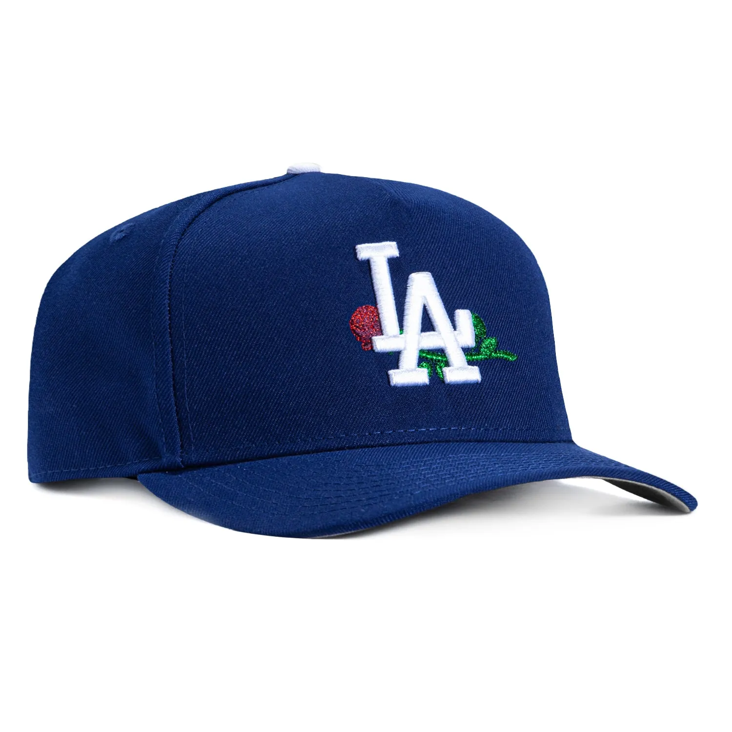 New Era 9Fifty A-Frame Los Angeles Dodgers Rose Snapback Hat - Royal sold by Hat Club