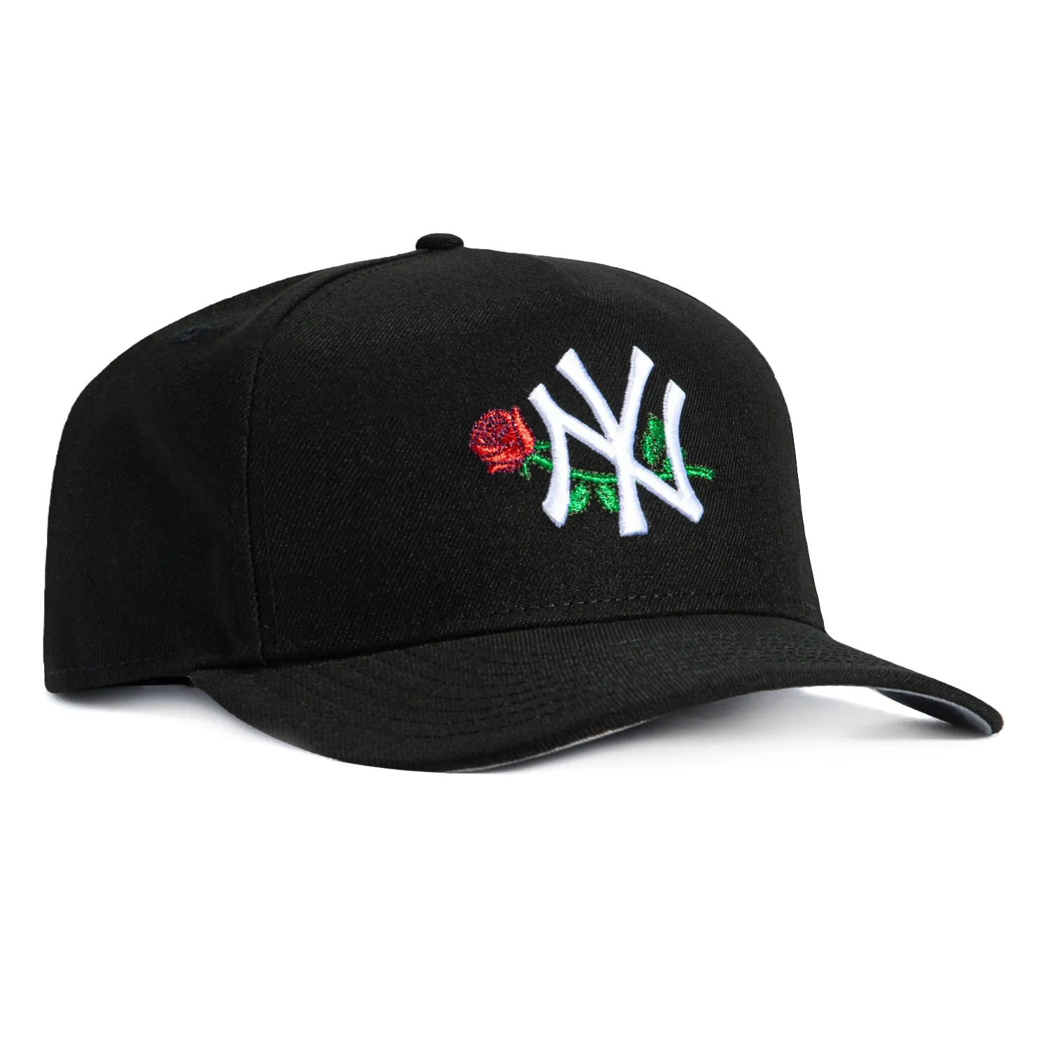 New Era 9Fifty A-Frame New York Yankees Rose Snapback Hat - Black sold by Hat Club