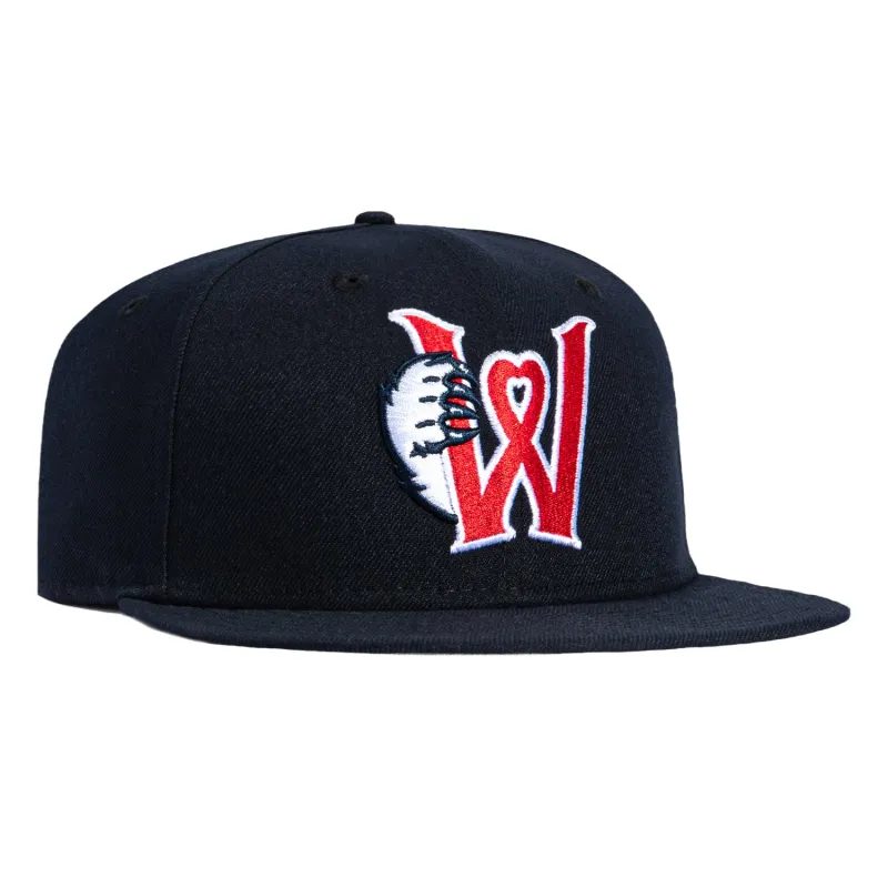 New Era 59Fifty Worcester Woo Sox Pawtucket Hat - Navy sold by Hat Club