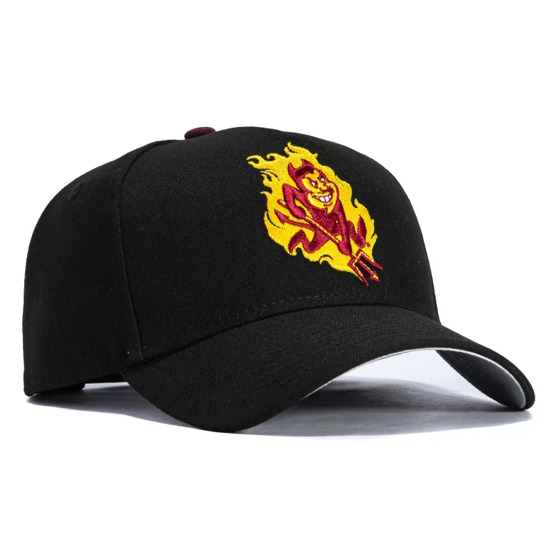 New Era 9Forty A-Frame Arizona State Sun Devils Sparky Flame Hat - Black sold by Hat Club