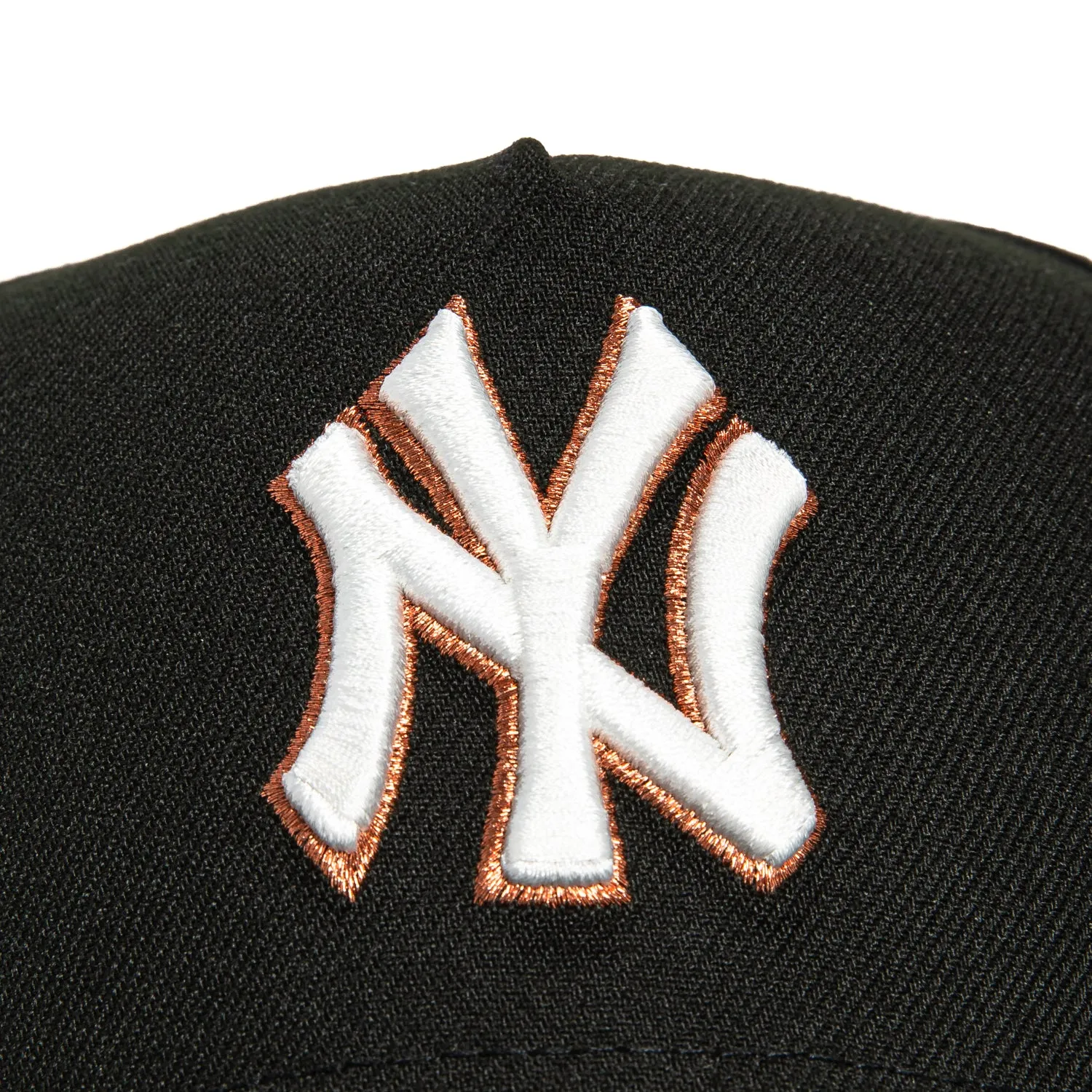 New Era 9Forty A-Frame New York Yankees 1942 All Star Game Patch Snapback Hat - Black, Ivory, Metallic Copper sold by Hat Club product image thumbnail 3