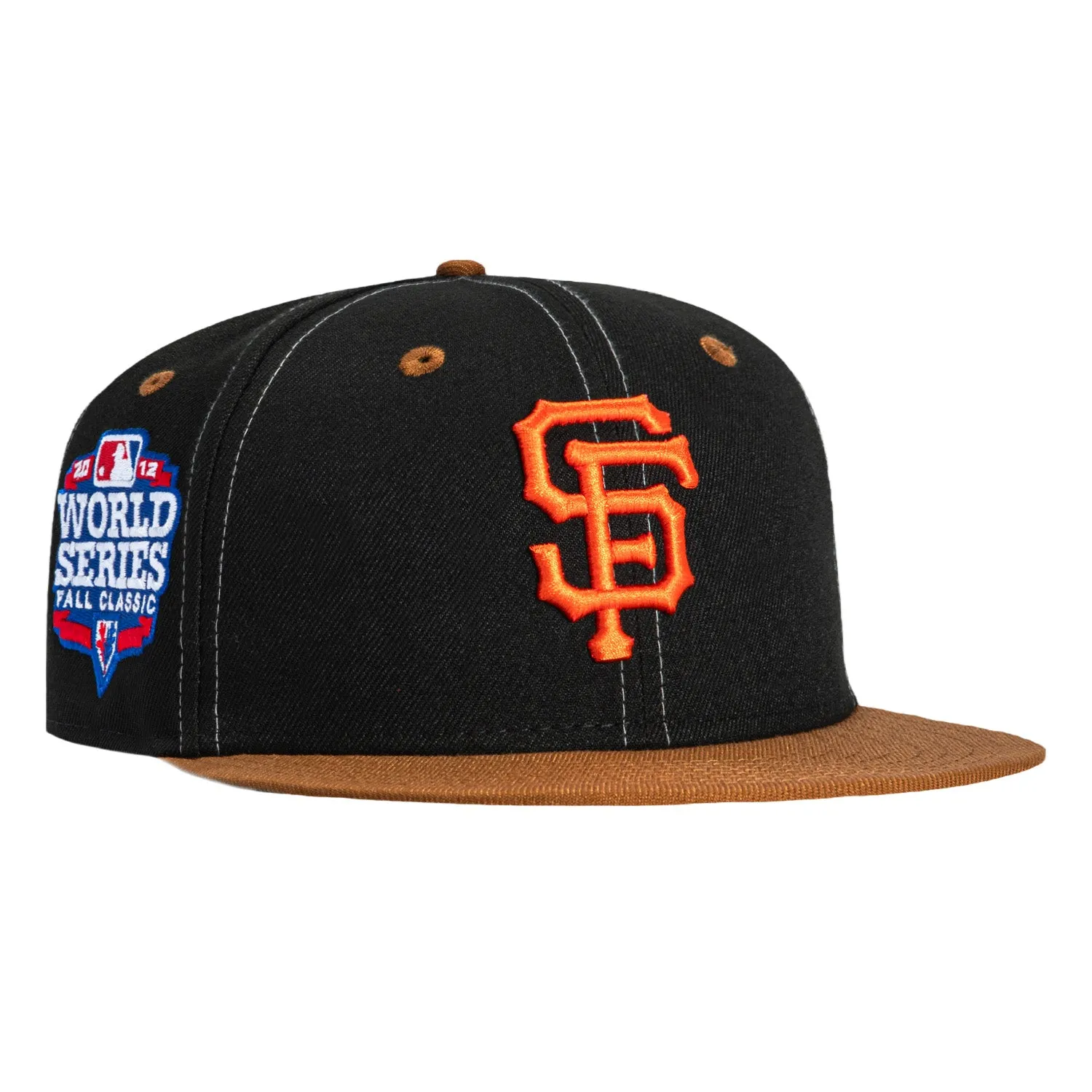 New Era 59Fifty San Francisco Giants 2012 World Series Patch Pink UV Hat - Black, Gold sold by Hat Club