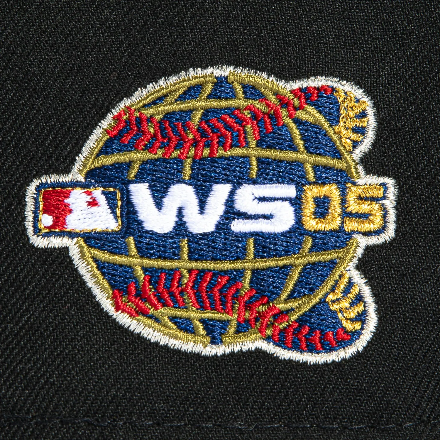 New Era 59Fifty Chicago White Sox 2005 World Series Patch Hat - Black, Metallic Silver sold by Hat Club product image thumbnail 5