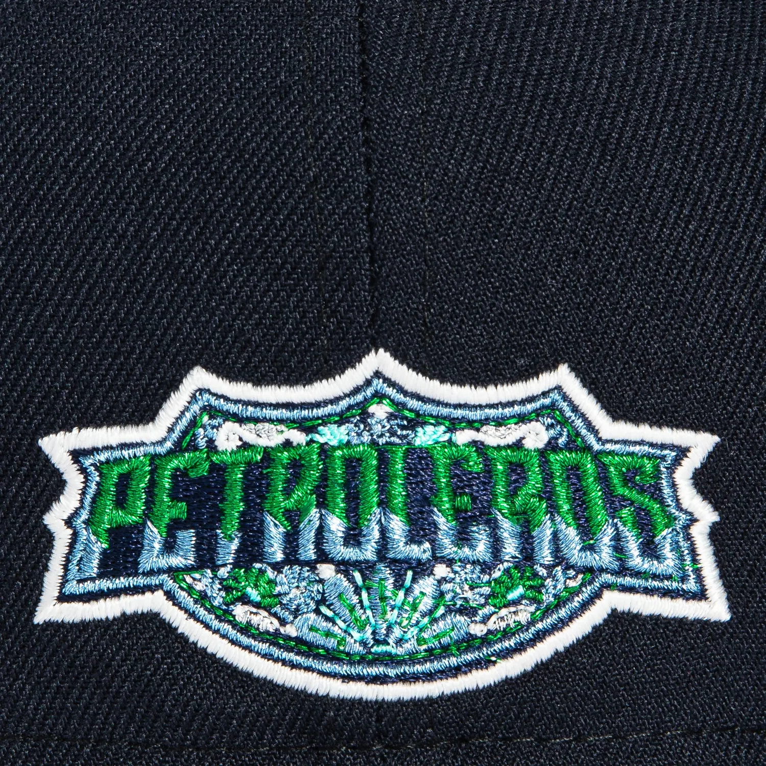 New Era 59Fifty Dia de Los Muertos Edmonton Oilers Petroleros Light Blue UV Hat - Navy sold by Hat Club product image thumbnail 5