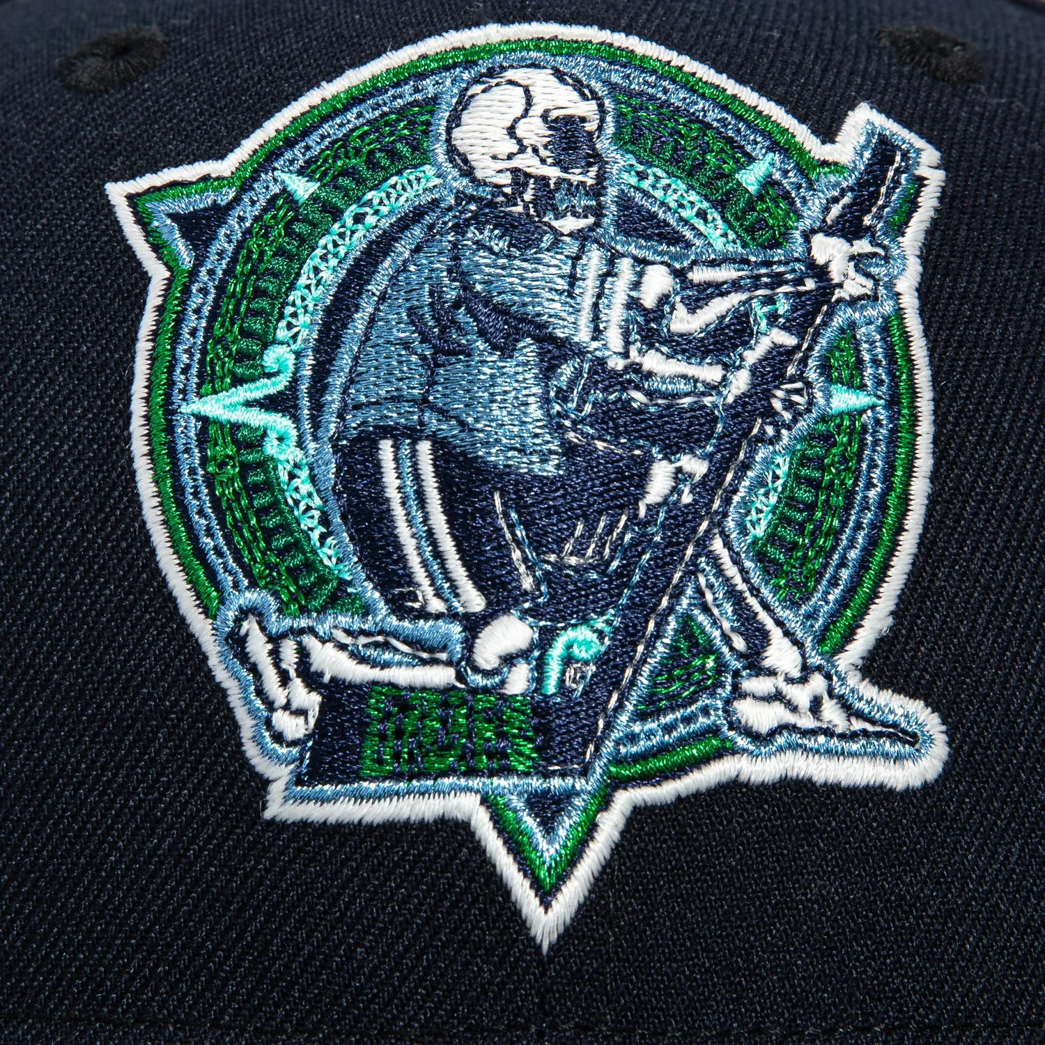 New Era 59Fifty Dia de Los Muertos Edmonton Oilers Petroleros Light Blue UV Hat - Navy sold by Hat Club product image thumbnail 4