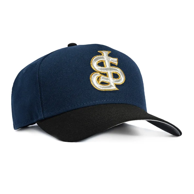 New Era 9Forty A-Frame San Jose Giants Snapback Hat - Navy, Black sold by Hat Club