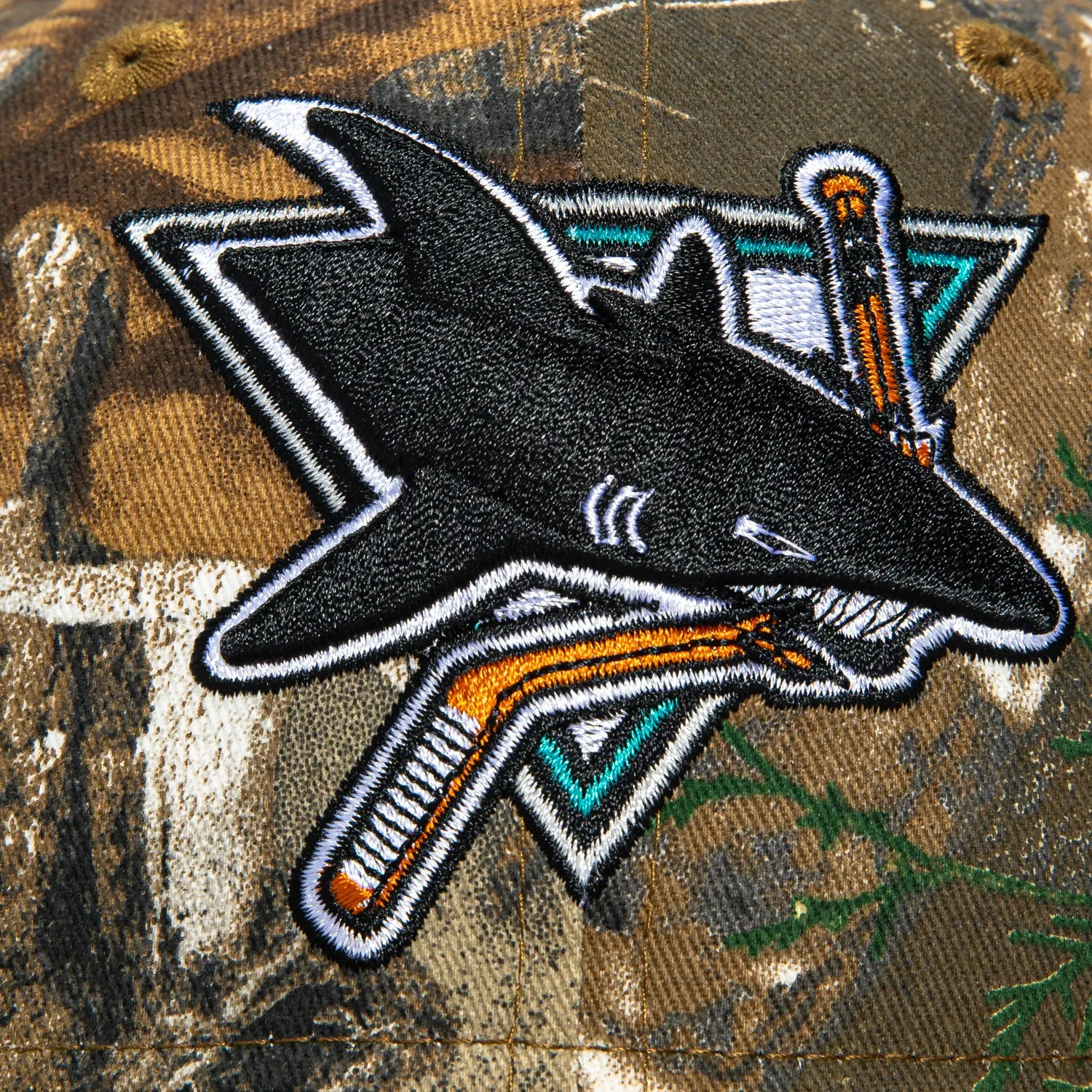 New Era 59Fifty San Jose Sharks 1991 Hat - Realtree sold by Hat Club product image thumbnail 4