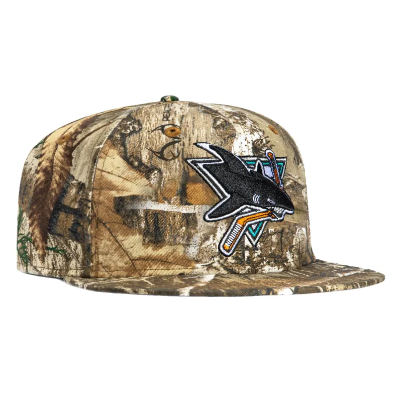 New Era 59Fifty San Jose Sharks 1991 Hat - Realtree sold by Hat Club