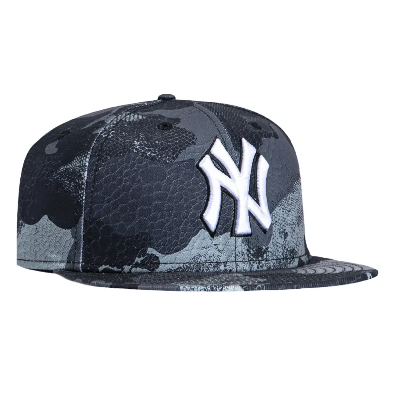 New Era 59Fifty Camo Skin New York Yankees Hat - Black sold by Hat Club