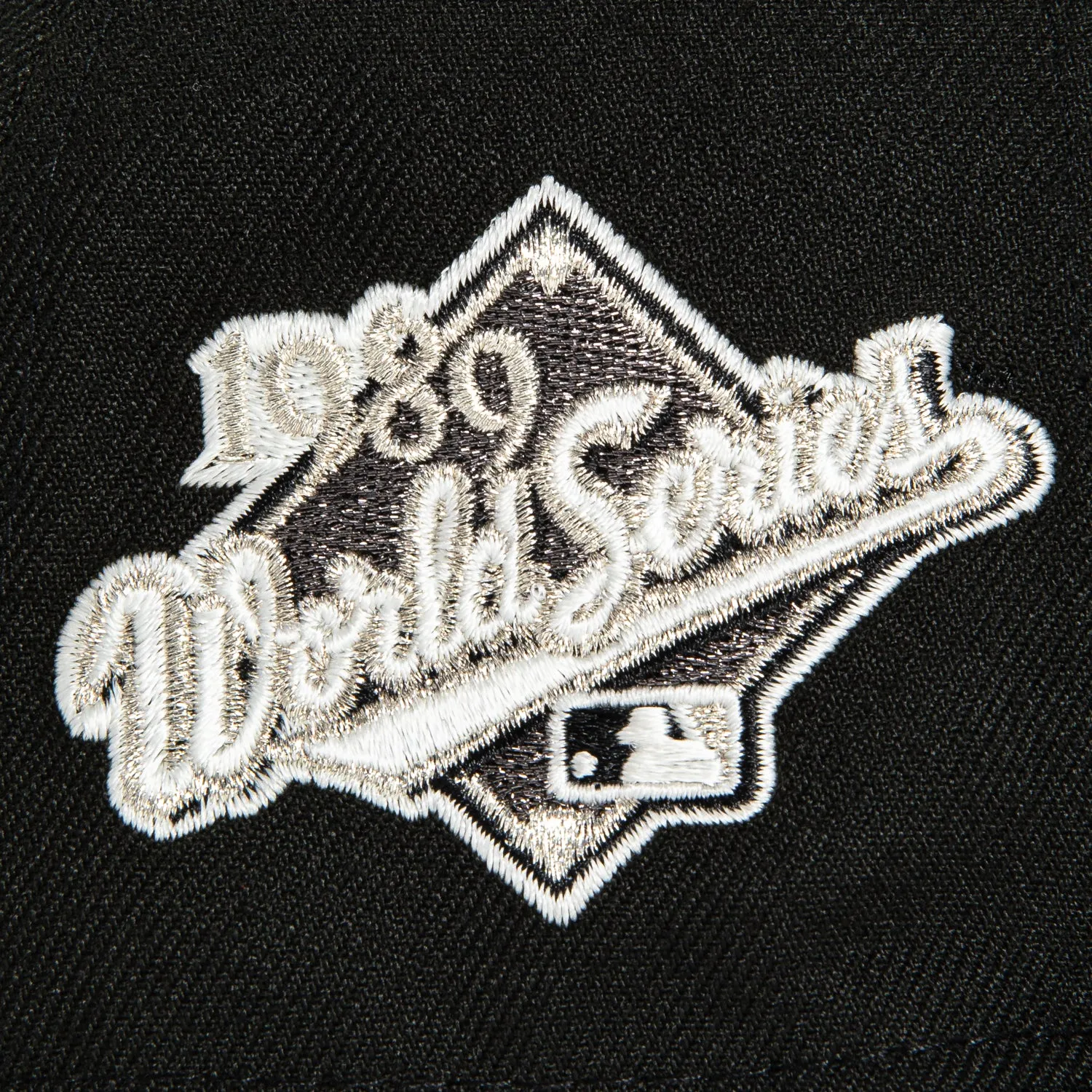 New Era 59Fifty Glow in the Dark San Francisco Giants 1989 World Series Patch Hat - Black, White sold by Hat Club product image thumbnail 5