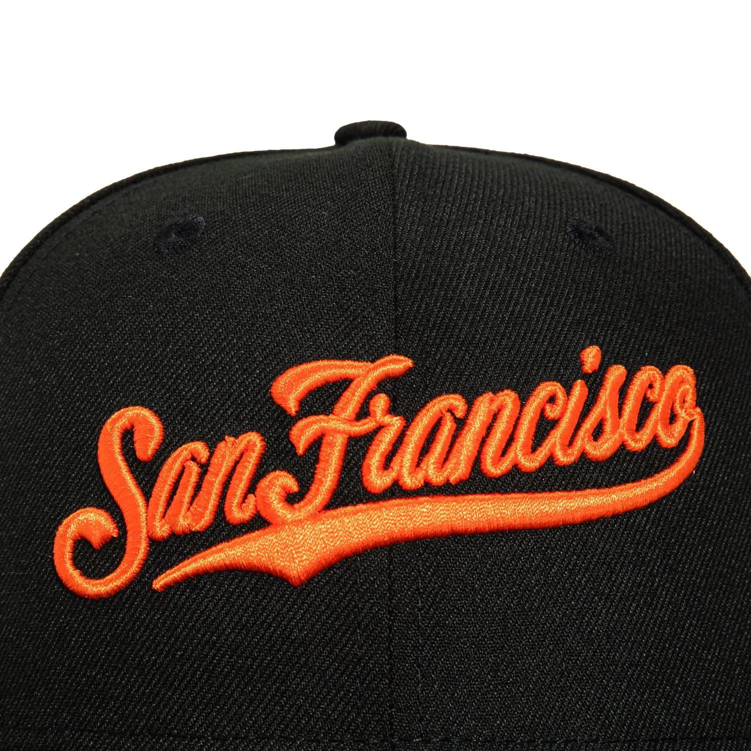 New Era 59Fifty San Francisco Giants Battle of the Bay Patch Script Hat - Black, Orange sold by Hat Club product image thumbnail 4
