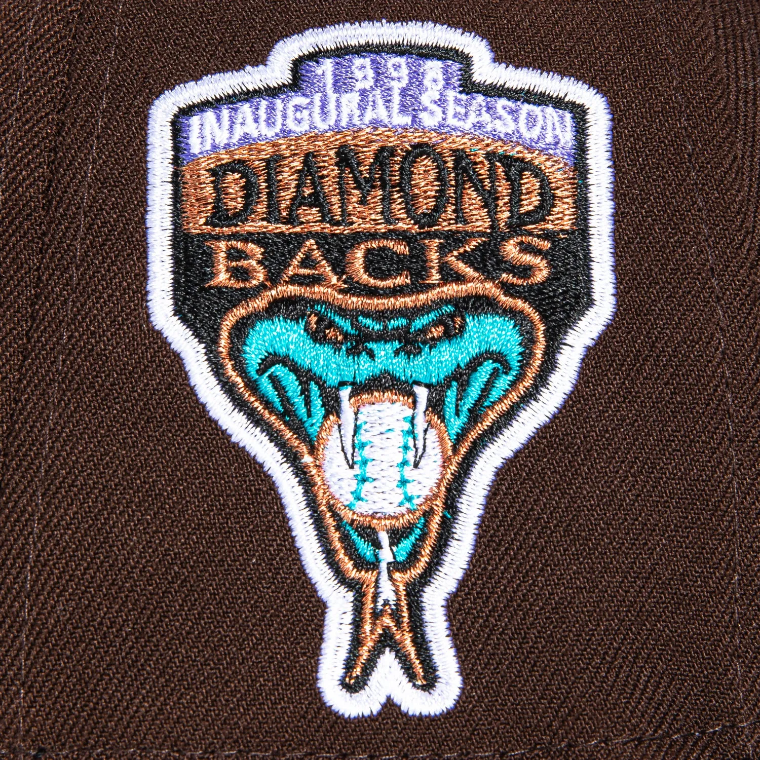 New Era 59Fifty Arizona Diamondbacks Inaugural Patch D Hat - Brown sold by Hat Club product image thumbnail 5