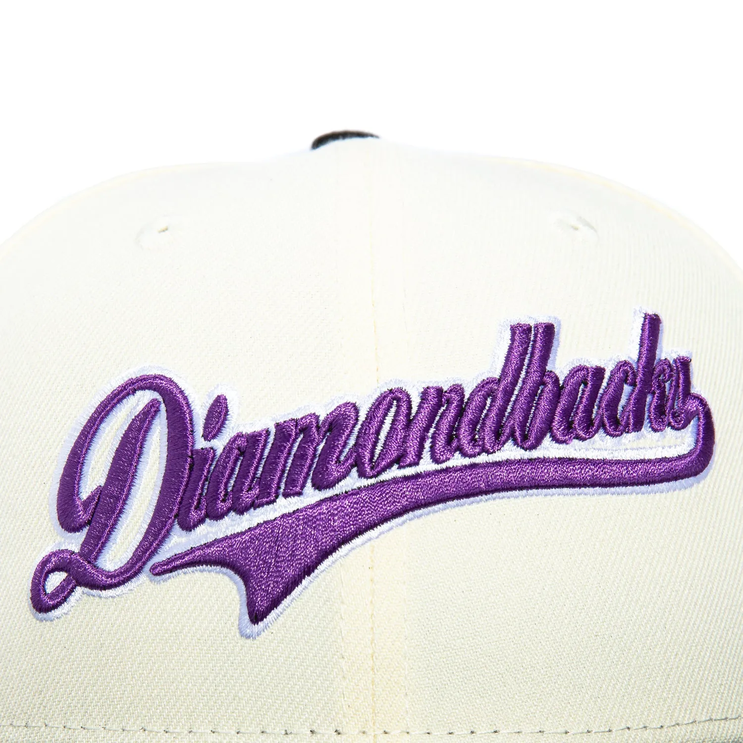New Era 59Fifty Arizona Diamondbacks 2001 World Series Patch Script Pink UV Hat - White, Black, Purple sold by Hat Club product image thumbnail 4