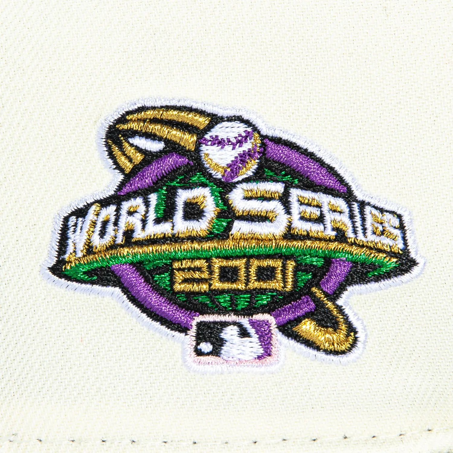 New Era 59Fifty Arizona Diamondbacks 2001 World Series Patch Script Pink UV Hat - White, Black, Purple sold by Hat Club product image thumbnail 5