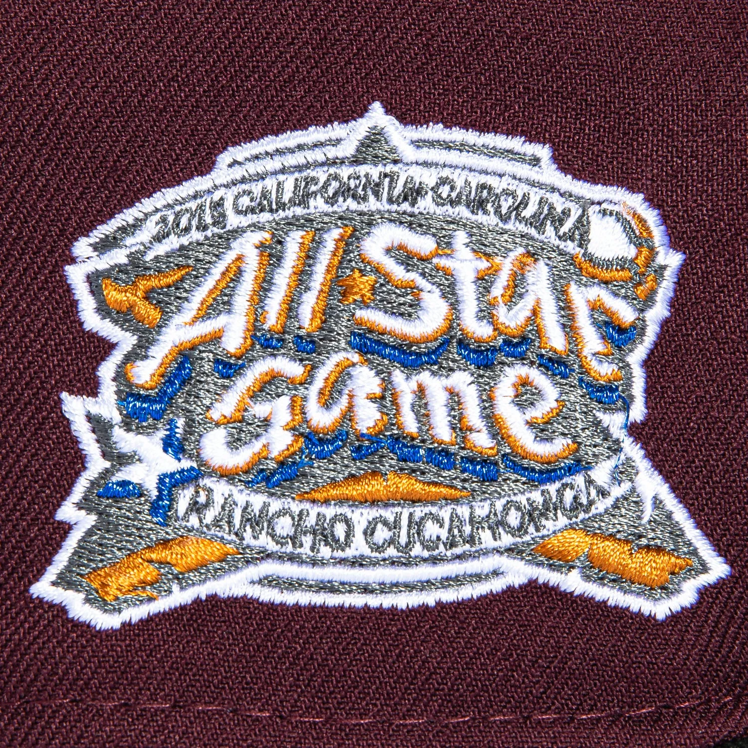 New Era 59Fifty Rancho Cucamonga Quakes 2015 All Star Game Patch Temblores Hat - Maroon, Black sold by Hat Club product image thumbnail 5