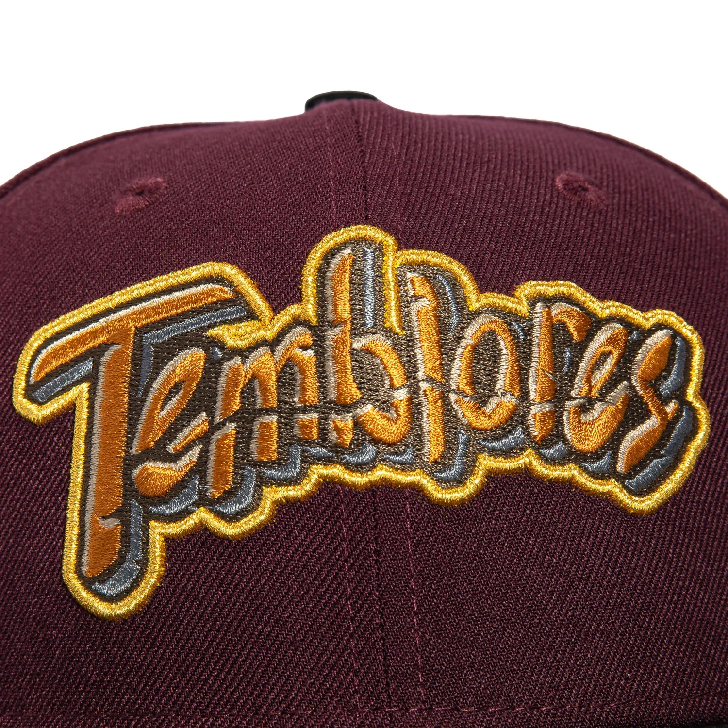 New Era 59Fifty Rancho Cucamonga Quakes 2015 All Star Game Patch Temblores Hat - Maroon, Black sold by Hat Club product image thumbnail 4