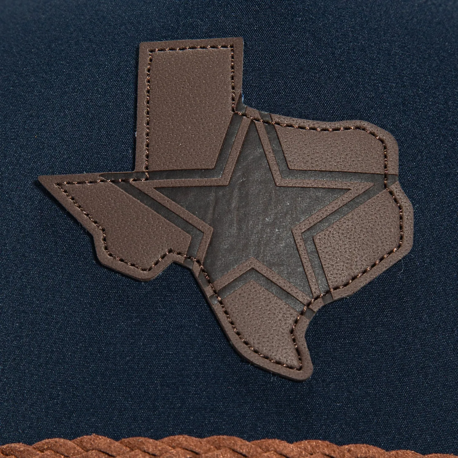 Hooey Brand Dallas Cowboys State Trucker Snapback Rope Hat - Navy sold by Hat Club product image thumbnail 3
