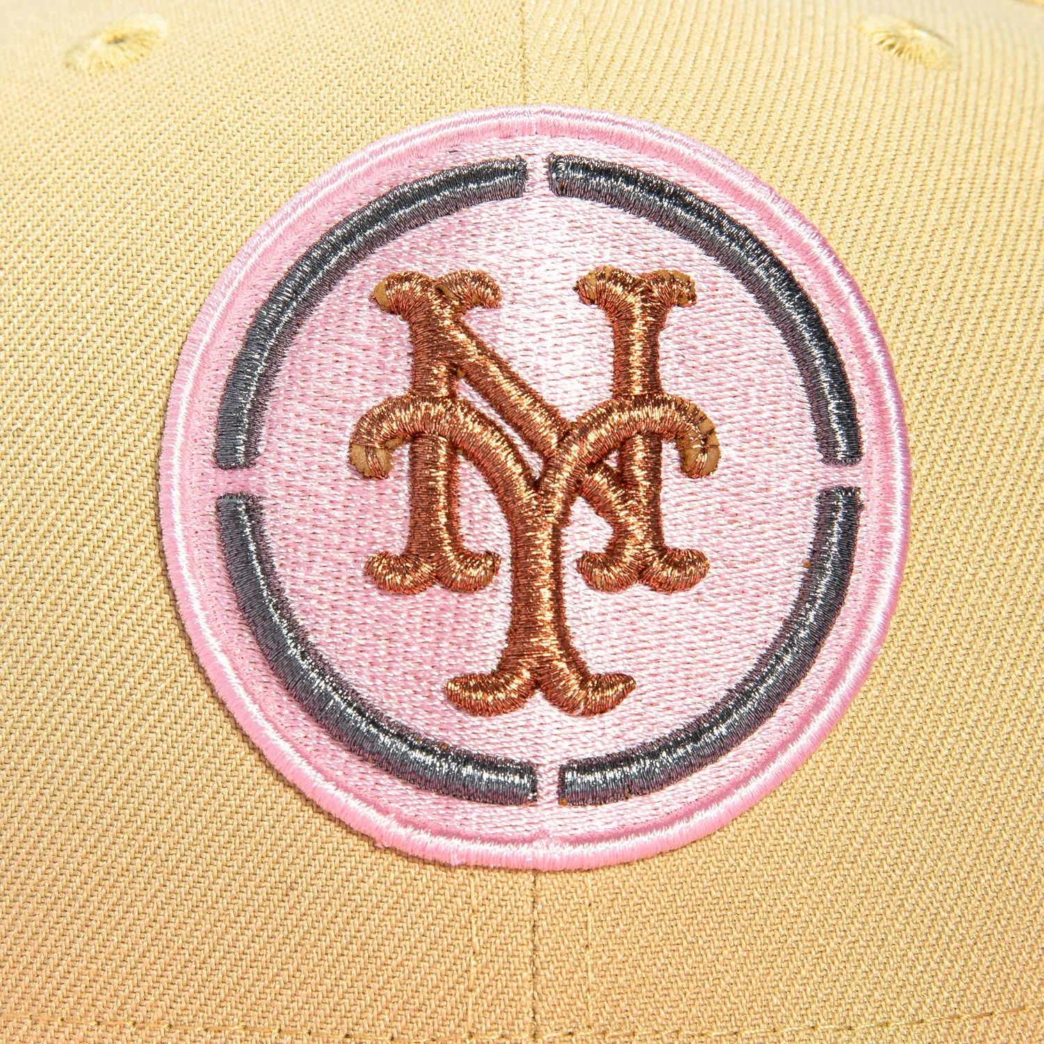New Era 59Fifty New York Mets 40th Anniversary Stadium Patch Hat - Tan, Camo sold by Hat Club product image thumbnail 4