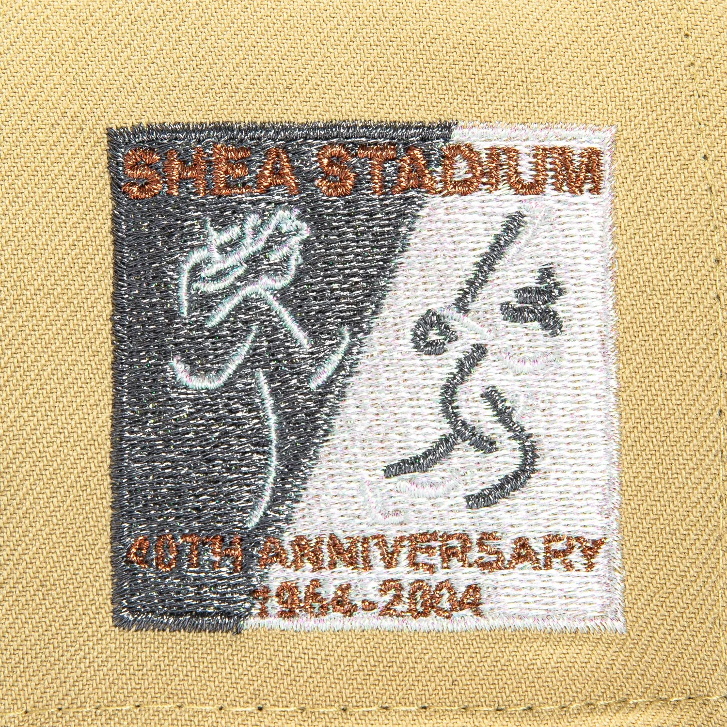 New Era 59Fifty New York Mets 40th Anniversary Stadium Patch Hat - Tan, Camo sold by Hat Club product image thumbnail 5