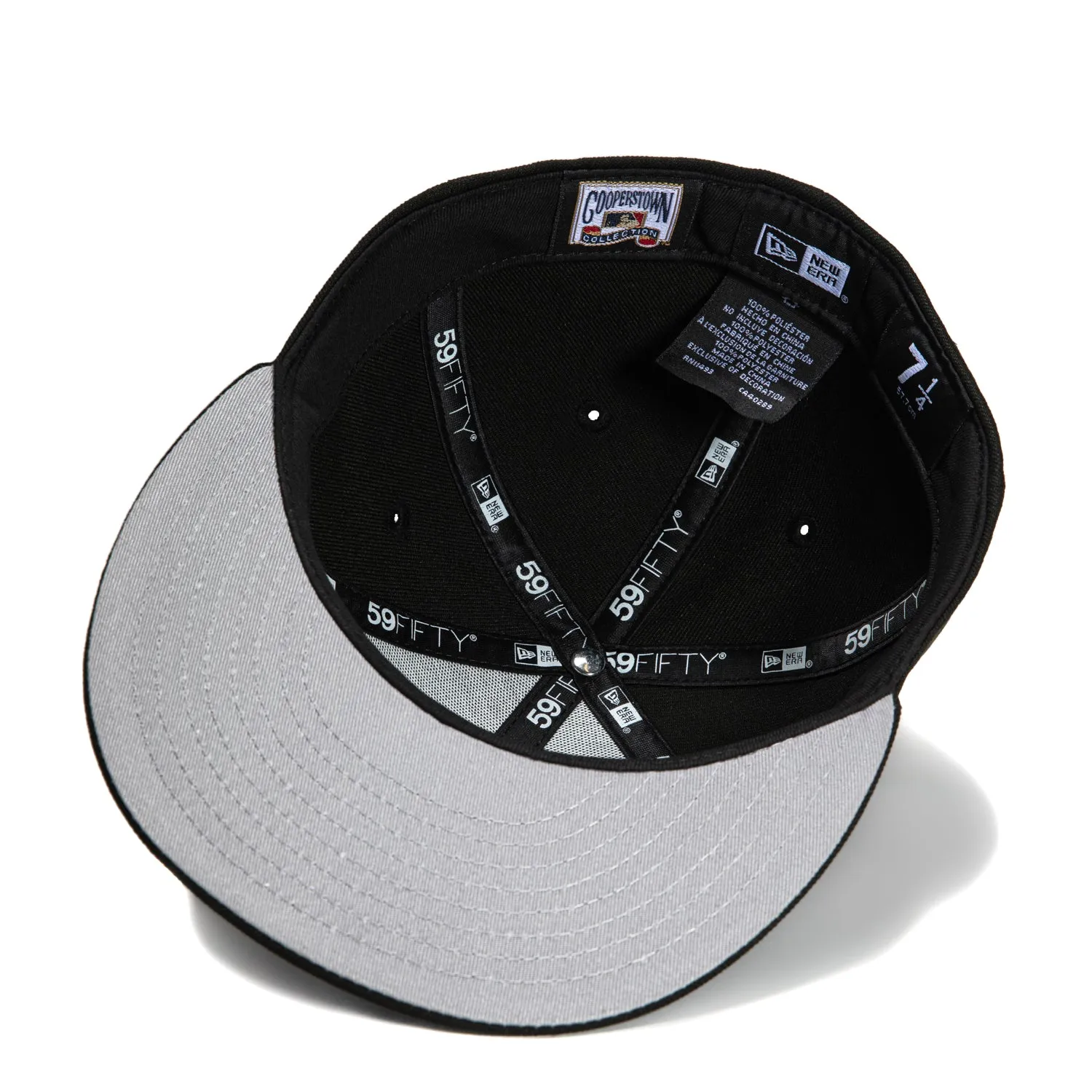 New Era 59Fifty Los Angeles Dodgers 60th Anniversary Patch Upside Down Hat - Black, White sold by Hat Club product image thumbnail 2