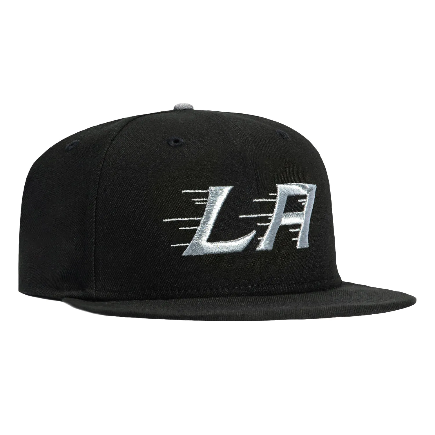 New Era 59Fifty Los Angeles Kings Alternate Hat - Black, Metallic Silver sold by Hat Club