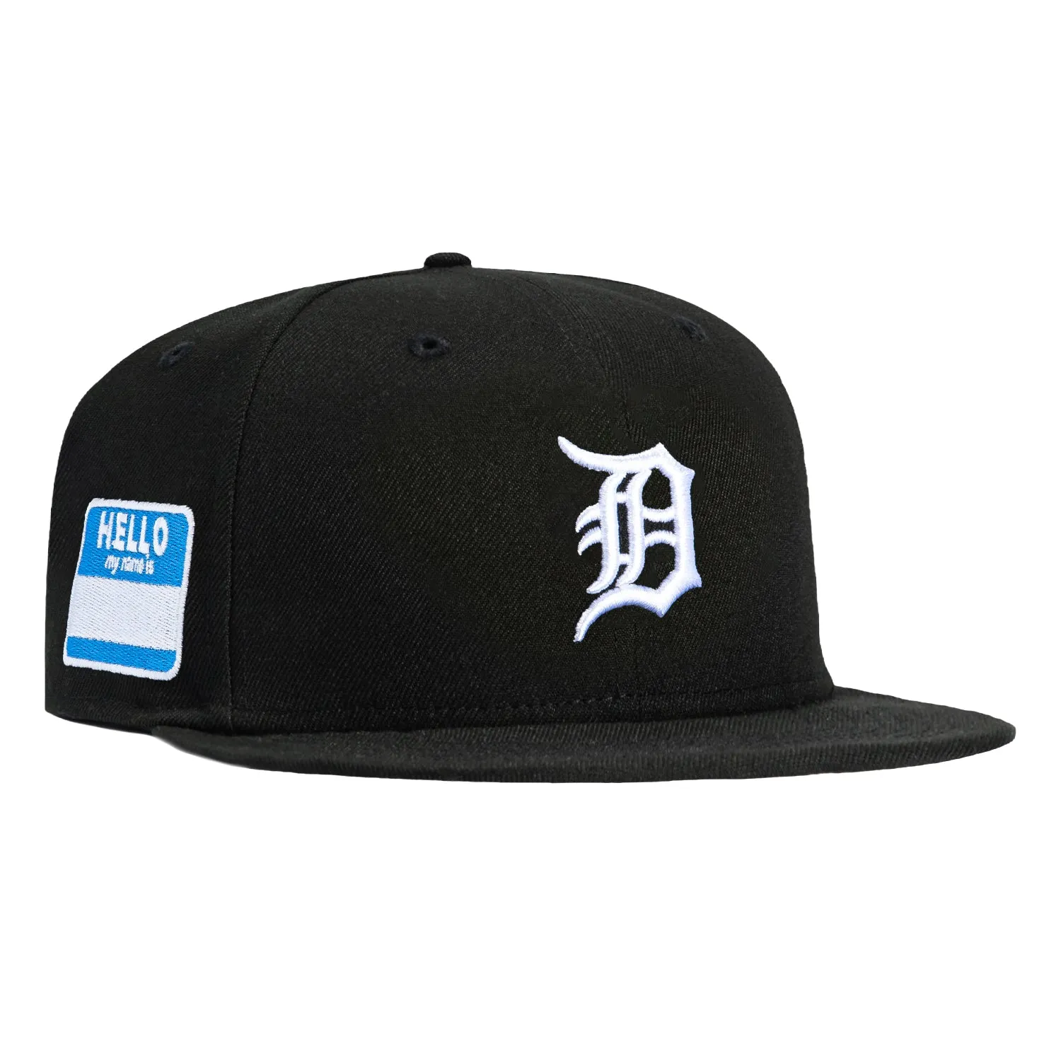 New Era 59Fifty Detroit Tigers My Name Is Patch Hat - Black, White sold by Hat Club