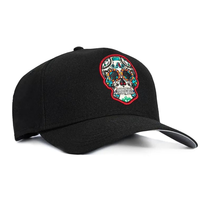 New Era 9Forty A-Frame Arizona Diamondbacks Sugar Skull Snapback Hat - Black made by New Era
