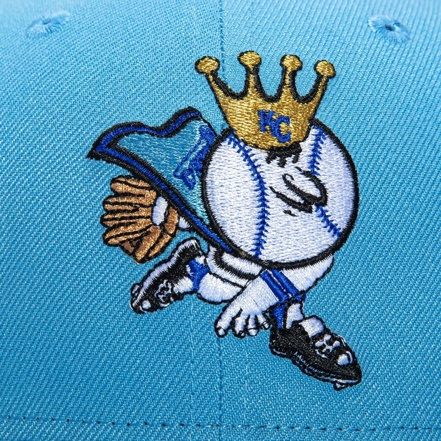 New Era 59Fifty Kansas City Royals Mr. Royal Pitch Hat - Light Blue sold by Hat Club product image thumbnail 4