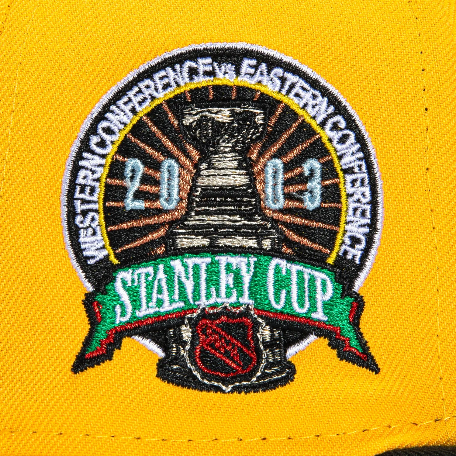 New Era 59Fifty Anaheim Ducks 2003 Stanley Cup Patch Hat - Gold, Black sold by Hat Club product image thumbnail 5