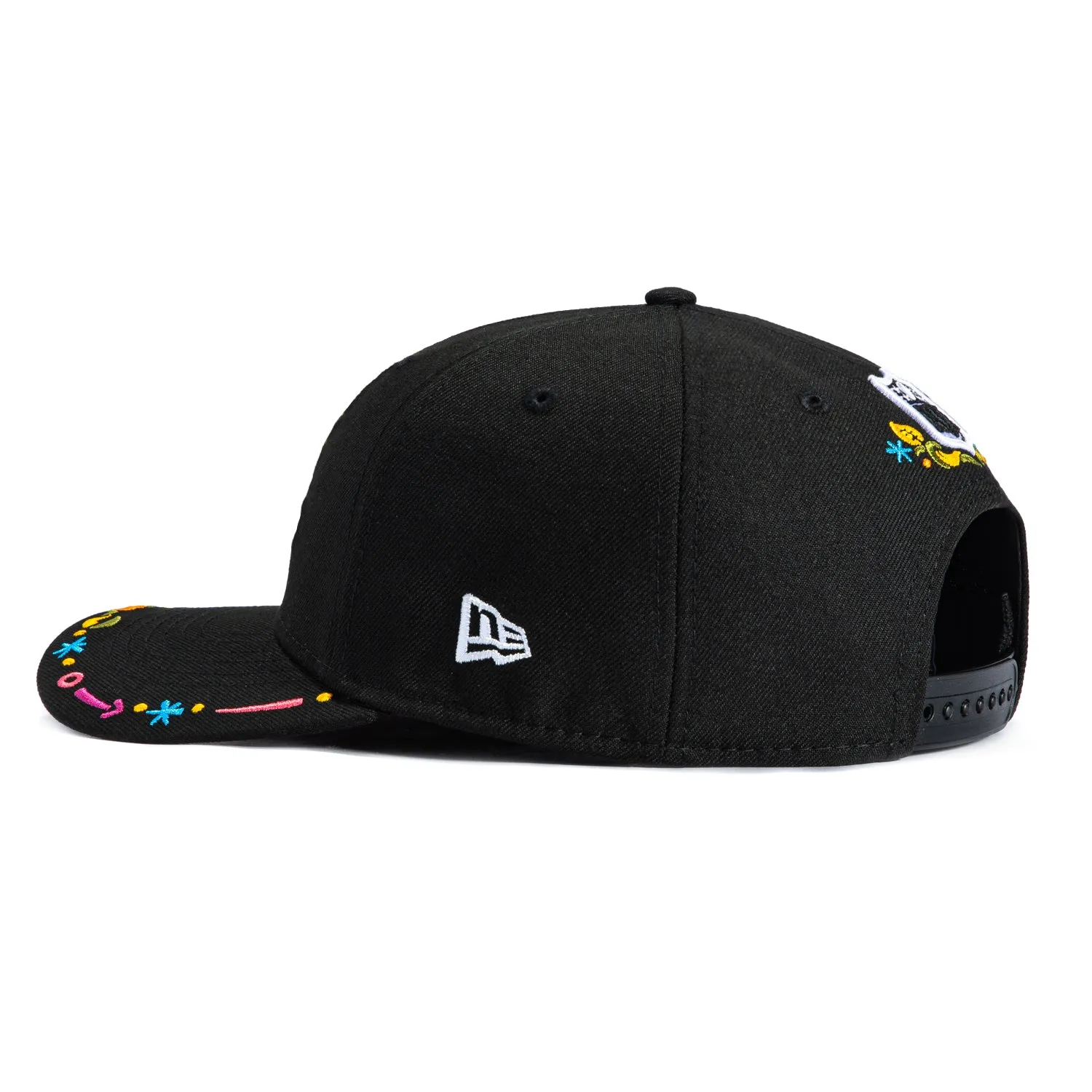 New Era 9Seventy Las Vegas Raiders Hasta La Muerte Stretch Snapback Hat - Black sold by Hat Club product image thumbnail 2