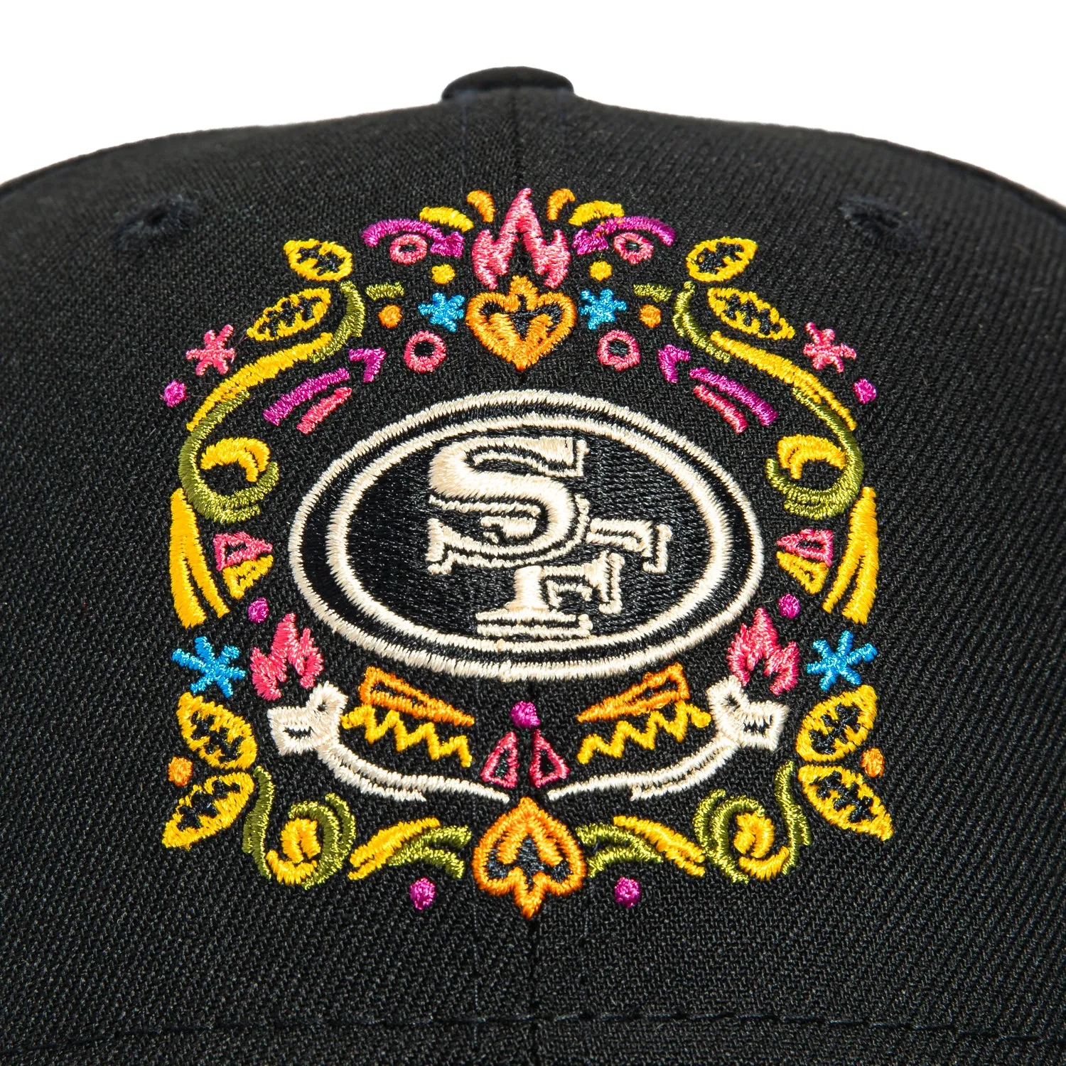 New Era 9Seventy San Francisco 49ers Hasta La Muerte Stretch Snapback Hat - Black sold by Hat Club product image thumbnail 3
