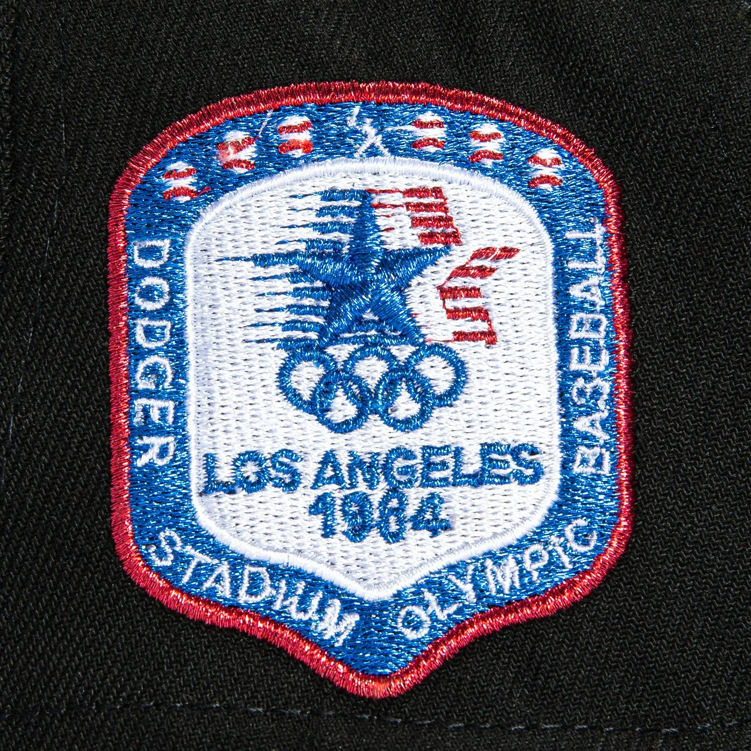New Era 9Forty A-Frame Los Angeles Dodgers 1984 Olympic Stadium Patch Light Blue UV Snapback Hat - Black, White sold by Hat Club product image thumbnail 4